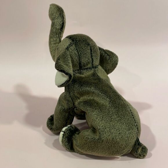 Trumpet the Elephant 2000 Ty Beanie Baby Excellent Used Condition 9” long Grey - Picture 2 of 7